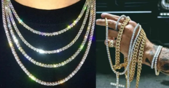 -輝- 4MM Iced Out Tennis Chain