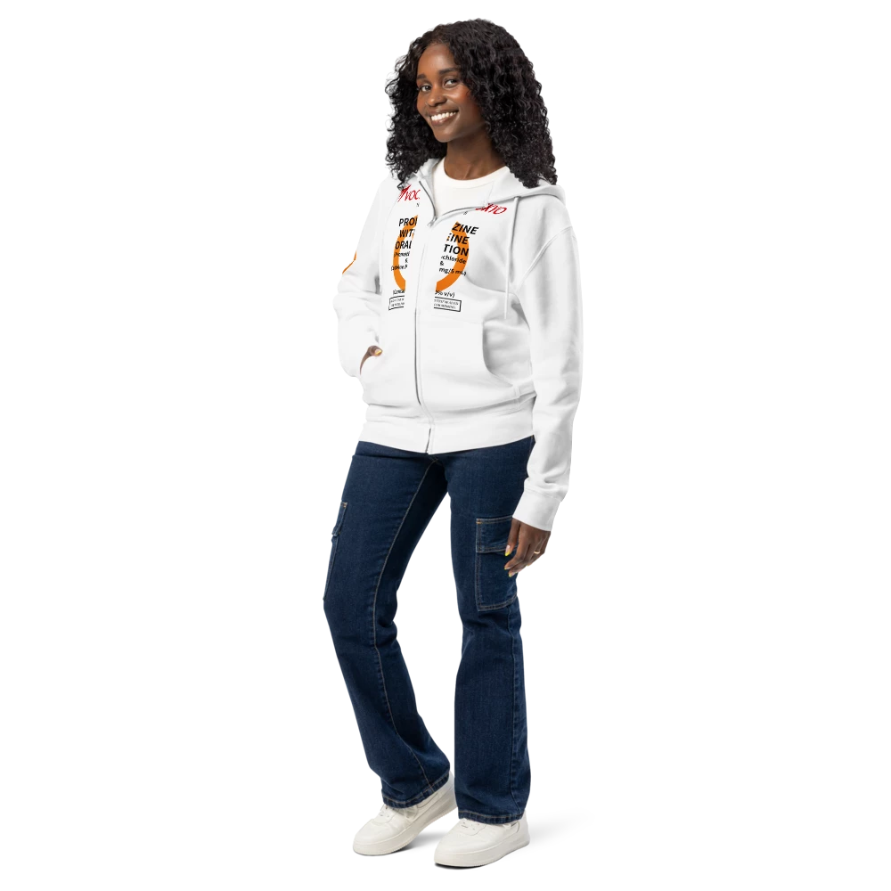 VØCKHARDTOKYO Bottle Label Full Zip Hoodie