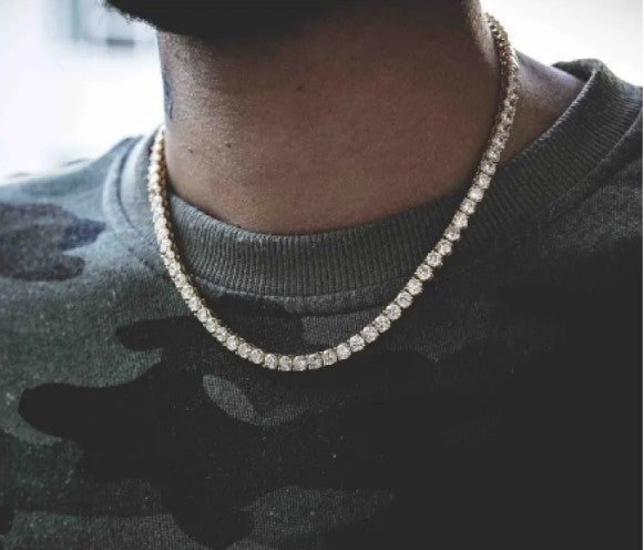 -輝- 4MM Iced Out Tennis Chain