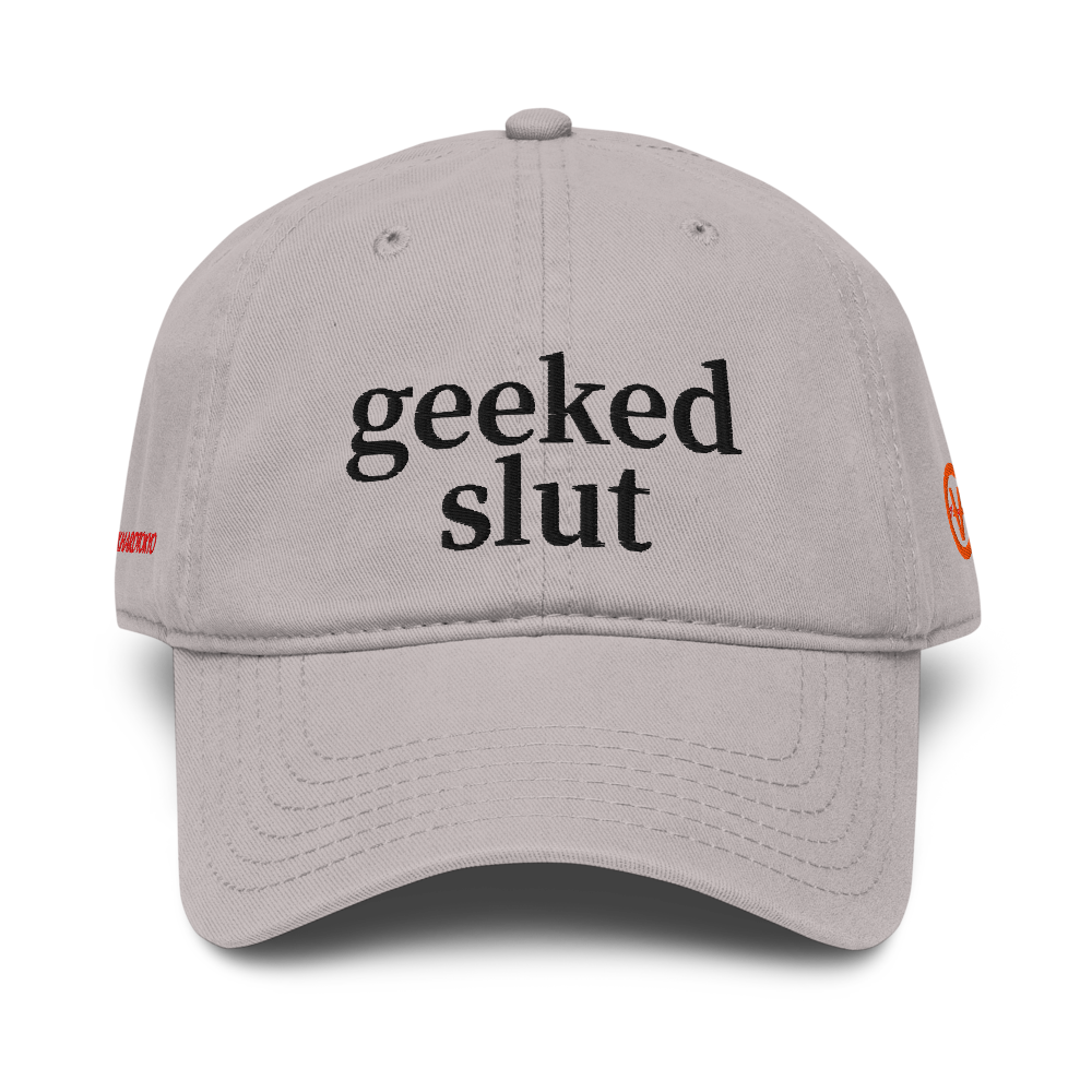 VØCKHARDTOKYO "geeked slut" Washed Cap for MAO