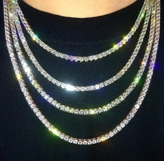 -輝- 4MM Iced Out Tennis Chain