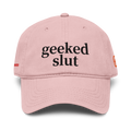 VØCKHARDTOKYO "geeked slut" Washed Cap for MAO