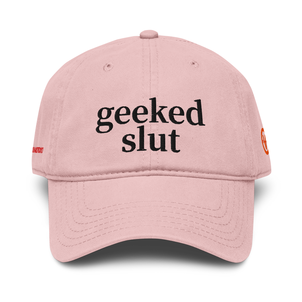 VØCKHARDTOKYO "geeked slut" Washed Cap for MAO