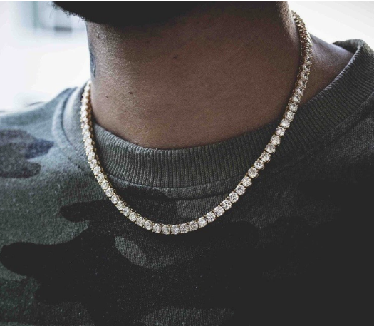 -輝- 4MM Iced Out Tennis Chain