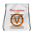 VØCKHARDTOKYO Bottle Label Drawstring Bag