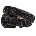 -黒豹- Bl@ck Rhinestone Belt