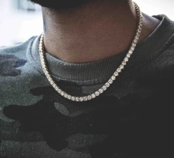 -輝- 4MM Iced Out Tennis Chain